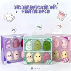 Set 6 Bông Mút Trang Điểm Habaria
