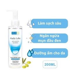 Dầu Tẩy Trang Dưỡng Ẩm Hada Labo Advanced Nourish Hyaluron Cleansing Oil 200ml