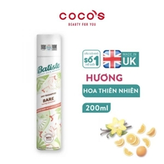 Dầu Gội Khô Batiste Dry Shampoo 200ml