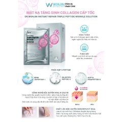 Combo 10 Mặt Nạ Wonjin Cấp Ẩm, Làm Dịu, Cung Cấp Collagen (27g/ 30g x 10 miếng)