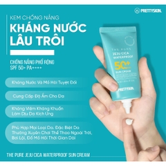 Kem Chống Nắng Pretty Skin The Pure Jeju Cica Sun Cream Kem Chống Nắng Rau Má Kem Chống Nắng Phổ Rộng SPF 50+ Pa++++50ml
