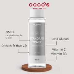 Nước hoa hồng DrCeutics Standard Toner Nước hoa hồng Cấp Ẩm Cho Da Thường 200ml
