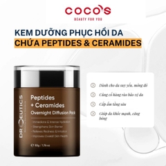 Kem Dưỡng Da Ban Đêm Cấp Ẩm Sâu DrCeutics Peptides + Ceramides Overnight Diffusion Pack 50g