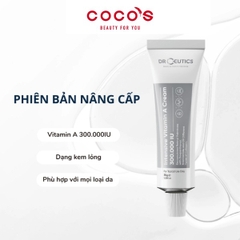 Kem Dưỡng Trẻ Hóa và Căng Mịn Da DrCeutics Vitamin A Intensive Cream 300.000 IU 35g