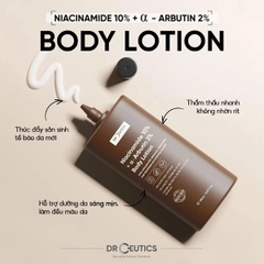 Sữa Dưỡng Thể DrCeutics Niacinamide 10%+ α- Arbutin 2% Body Lotion Dưỡng Trắng Da 150ml/200ml