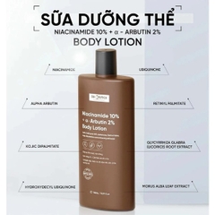 Sữa Dưỡng Thể DrCeutics Niacinamide 10%+ α- Arbutin 2% Body Lotion Dưỡng Trắng Da 150ml/200ml