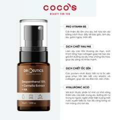 Serum B5 DrCeutics Dexpanthenol 10% + Centella Extract + HA Tinh Chất Cấp Ẩm Và Phục Hồi Da 30g/100g