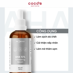 Dung Dịch DrCeutics AHA 10% Exfoliating Serum Dung Dịch Tẩy Da Chết Làm Sáng Và Giảm Lão Hóa Da 30ml/100ml
