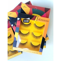 Lông Mi Giả Vacosi 4D Pro Eyelash, Lông Mi Giả Xếp Lớp Đa Tầng, Lông Mi Giả Tự Nhiên - EQ01- ED01- EV01 (3 Đôi)