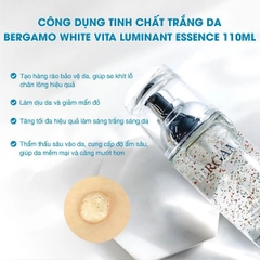 Tinh Chất Bergamo White Vita Luminant Essence, Serum Dưỡng Sáng, Seurm Cấp Ẩm 110ml - Trắng