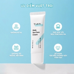 Kem Chống Nắng Tia'm Daily Sun Care Cream Kiểm Soát Dầu Nhờn SPF50+ PA++++ 50ml