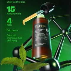 Serum Cocoon Winter Melon Serum N15, Tinh Chất Hỗ Trợ Giảm Mụn, Làm Mờ Vết Thâm, Serum Đao Cocoon 70ml
