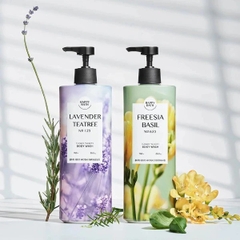 Sữa Tắm Happy Bath Flower Therapy Lavender & Tea Tree Body Wash No.125 900ml