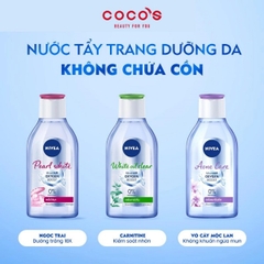 Nước Tẩy Trang Nivea Pearl White Tính Chất Sáng Da Dành Cho Da Thường Và Khô 400ml