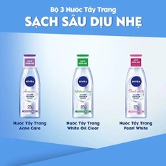 Nước Tẩy Trang Nivea Pearl White Tính Chất Sáng Da Dành Cho Da Thường Và Khô 400ml