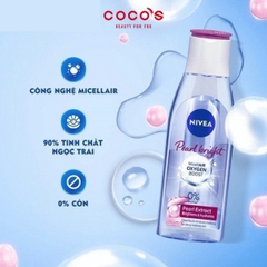 Nước Tẩy Trang Nivea Pearl White Tính Chất Sáng Da Dành Cho Da Thường Và Khô 400ml