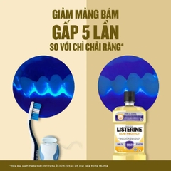 Nước Súc Miệng Listerine Gum Protect Zero Alcohol Mouthwash Cho Nướu Chắc Khỏe Không Cay 250ml/750ml