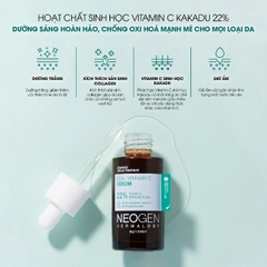 Serum Neogen Dermalogy Real Vitamin C Kakadu 22% Dưỡng Sáng Mờ Thâm 32g