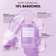 Serum Neogen Dermalogy Real Bakuchiol 10% Firming Ngừa Lão Hóa, Mờ Nếp Nhăn 30ml