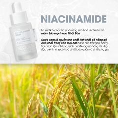 Serum Neogen Dermalogy Giảm Mụn, Kiềm Dầu 30ml Real Niacinamide 15% Serum 30ml