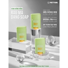 Sáp Chống Nắng Prettyskin The Pure Jeju Cica Sebum Sun Stick, Sáp Chống Nắng Rau Má,Sáp Chống Nắng Da Mụn SPF50+PA++++18g