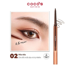 Chì Kẻ Mắt Vacosi Styling Twist Liner New Concept, Chì Gel Kẻ Mắt Siêu Mảnh VM26