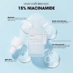 Serum Neogen Dermalogy Giảm Mụn, Kiềm Dầu 30ml Real Niacinamide 15% Serum 30ml