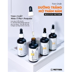 Tinh Chất Dưỡng Trắng Mờ Thâm Nám Prettyskin Melas X Plus Vitamin C 20% Arbutin 4% 30ml