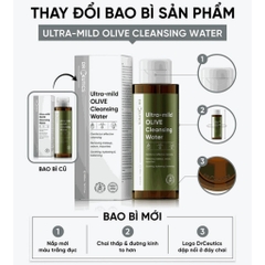 Nước Tẩy Trang DrCeutics Ultra-mild Olive Cleansing Water Nước Tẩy Trang Làm Sạch Dịu Nhẹ, Cấp Ẩm 500ml