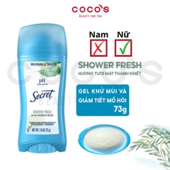 Gel Ngăn Tiết Mồ Hôi Và Khử mùi Secret Nhiều Mùi Hương 73g