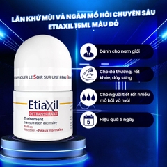Lăn Khử Mùi Etiaxil Detranspirant Traitement RollOn, lăn Etiaxil, Xịt Khử Mùi Chân Ngăn Mùi (15ml/50ml)