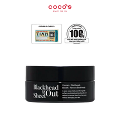 Miếng Ủ Mụn Đầu Đen Tia'm Blackhead Out Sheet Giảm Tuyến Bã Nhờn 55ml