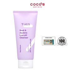 Sữa Rửa Mặt Tia’m Snail & Azulene Low pH Cleanser 200ml
