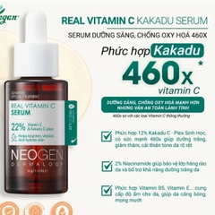 Serum Neogen Dermalogy Real Vitamin C Kakadu 22% Dưỡng Sáng Mờ Thâm 32g