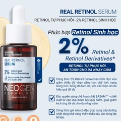 Serum Neogen Dermalogy Real 2% Retinol Sinh Học Phục Hồi Da 30ml