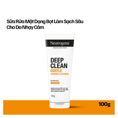 Sữa Rửa Mặt Neutrogena Làm Sạch Sâu & Kiểm Soát Nhờn - Deep Clean Foaming Cleanser 100g/175g