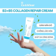 Kem Dưỡng Co&Klear B3 + B5 Collagen, Kem Dưỡng Phục Hồi, Kem Dưỡng Cấp Ẩm 50ml