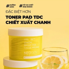 Toner Pad Neogen Dermalogy, Tẩy Da Chết, Kiềm Dầu, Dưỡng Ẩm, Thu Nhỏ Lỗ Chân Lông 30/60/90 Miếng