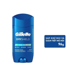 Sáp Khử Mùi Gillette Dryshield Cool Wave, Sáp Khử Mùi Nam 96g