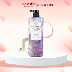 Sữa Tắm Happy Bath Flower Therapy Lavender & Tea Tree Body Wash No.125 900ml
