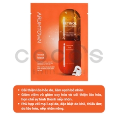 Mặt Nạ Arumtown Mask Mặt Nạ Giảm Lão Hóa, Mặt Nạ Dưỡng Sáng, Mặt Nạ Cấp Ẩm 23ml