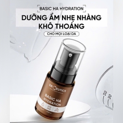 Tinh Chất DrCeutics Basic HA Hydration Serum Dưỡng Cấp Ẩm, Làm Dịu Da Cho Da Dầu Mụn 30g/100g