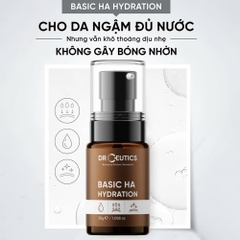 Tinh Chất DrCeutics Basic HA Hydration Serum Dưỡng Cấp Ẩm, Làm Dịu Da Cho Da Dầu Mụn 30g/100g