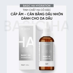 Tinh Chất DrCeutics Basic HA Hydration Serum Dưỡng Cấp Ẩm, Làm Dịu Da Cho Da Dầu Mụn 30g/100g