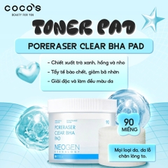 Toner Pad Neogen Dermalogy, Tẩy Da Chết, Kiềm Dầu, Dưỡng Ẩm, Thu Nhỏ Lỗ Chân Lông 30/60/90 Miếng