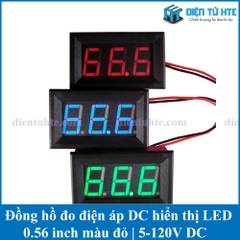 Volt kế 2 dây DC 5-30V hiển thị Led 0.56 inch