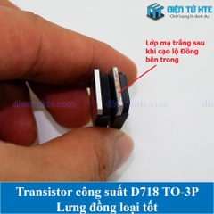 Transistor công suất D718 2SD718 B688 2SB688 8A 120V TO-3P Loại tốt Lưng đồng