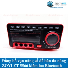 Đồng hồ vạn năng số để bàn kiêm loa Bluetooth ZOYI ZT-5566 19999 counts