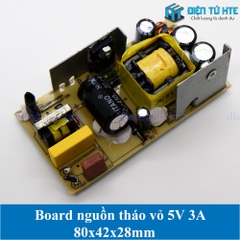 Board nguồn tháo vỏ 5V 3A 80x42x28mm