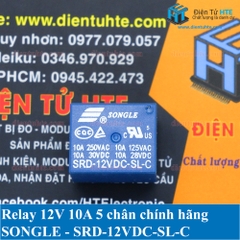 Relay 12V 10A 5 chân SRD-12VDC-SL-C